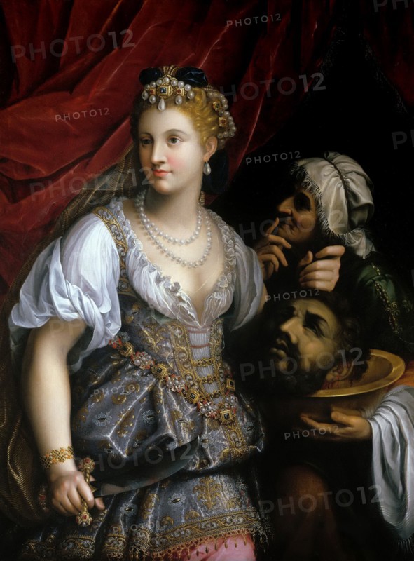 Judith with the Head of Holofernes, ca. 1600. Found in the collection of Galleria Borghese, Rome.