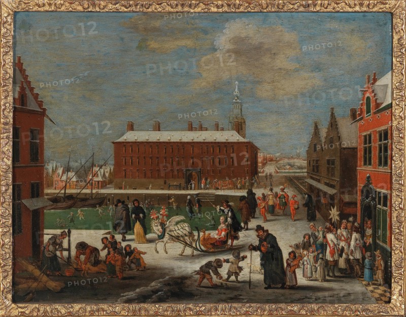 Winter in a city. Private Collection.