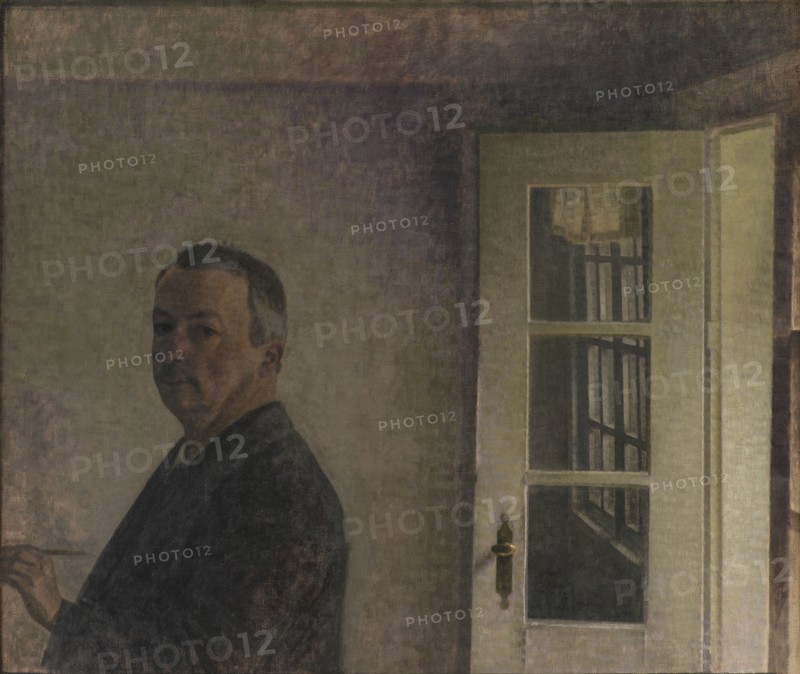 Self-Portrait, 1911. Found in the collection of Statens Museum for Kunst, Copenhagen.