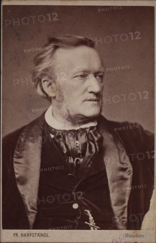 Portrait of the Composer Richard Wagner (1813-1883), before 1877. Private Collection.