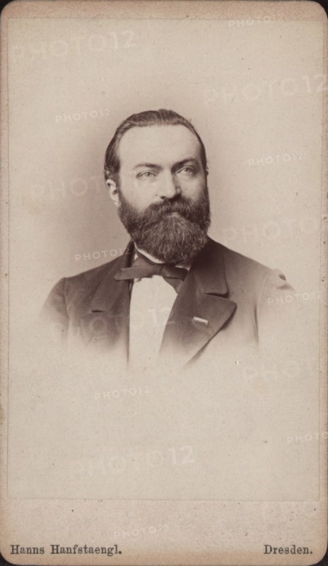 Portrait of the cellist and composer Friedrich Grützmacher (1832-1903), ca 1865. Private Collection.