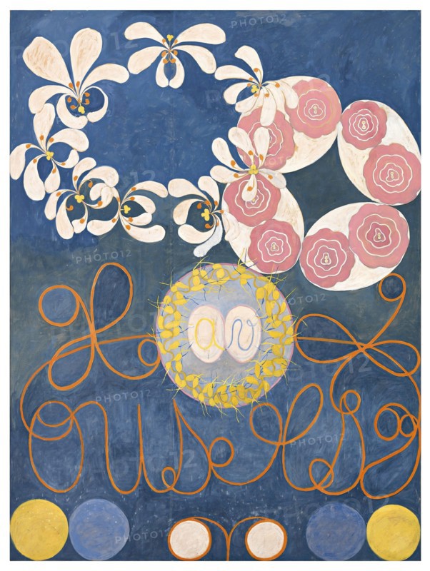 The Ten Largest, Childhood, No.1, Group IV, 1907. Found in the collection of Courtesy of Stiftelsen Hilma af Klints Verk.