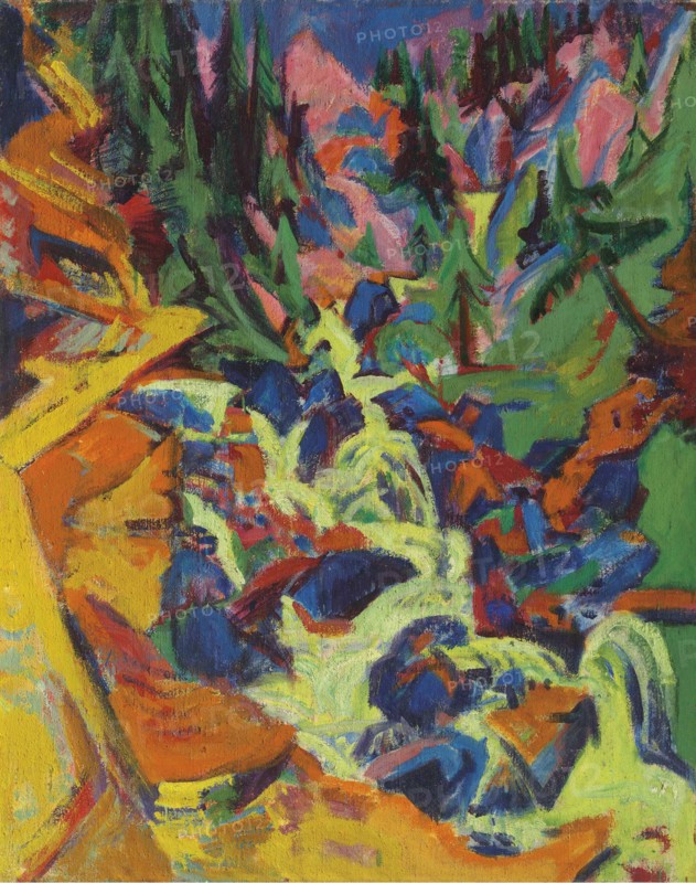 The waterfall, 1919. Private Collection.