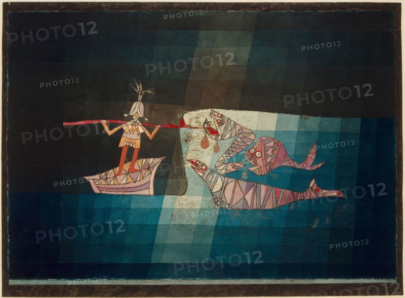 Battle scene from the comic fantastic Opera "The Seafarer", 1923. Found in the collection of Art Museum Basel.