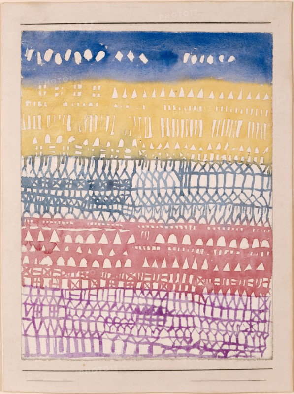 Old Town (Overview), 1928. Found in the collection of Art Museum Basel.