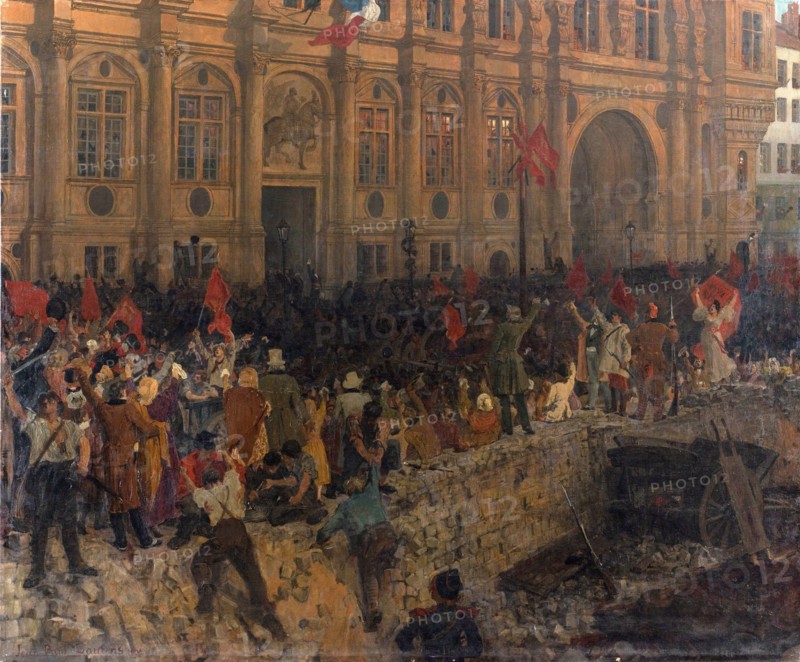 Proclamation of the Republic on February 24, 1848, c. 1902. Found in the collection of Petit Palais, Musée des Beaux-Arts de la Ville de Paris.