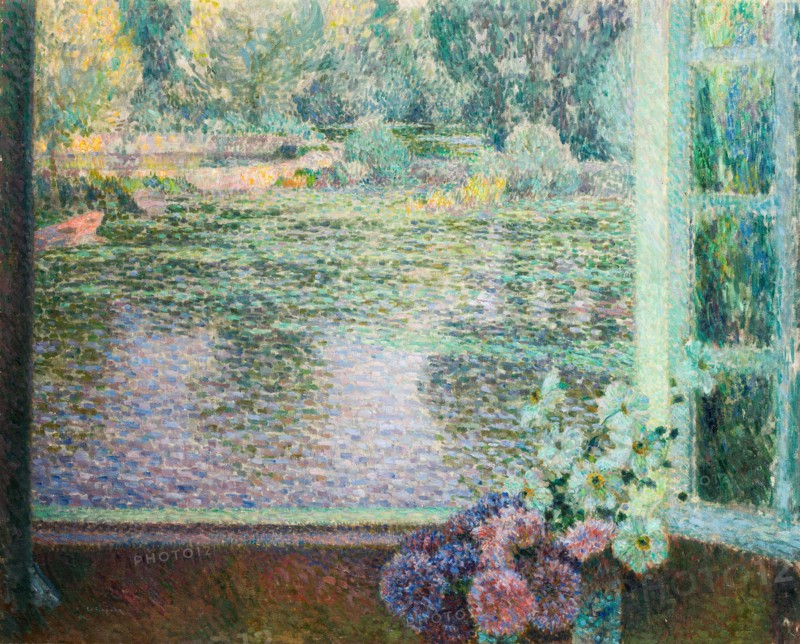 Window On The River. Found in the collection of Johannesburg Art Gallery.