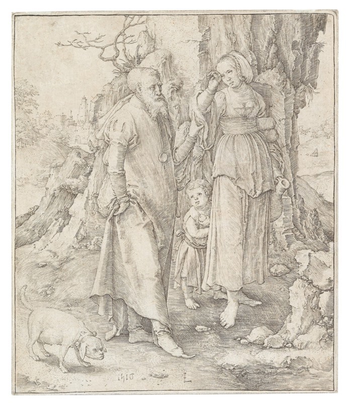 The Repudiation of Hagar, 1516. Private Collection.