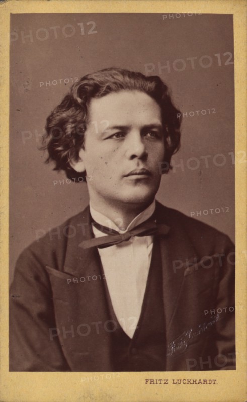Portrait of the composer Anton Rubinstein (1829-1894), c. 1870. Private Collection.