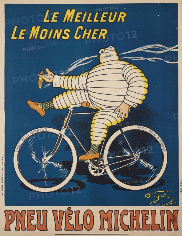 Pneu Vélo Michelin, 1912. Private Collection.