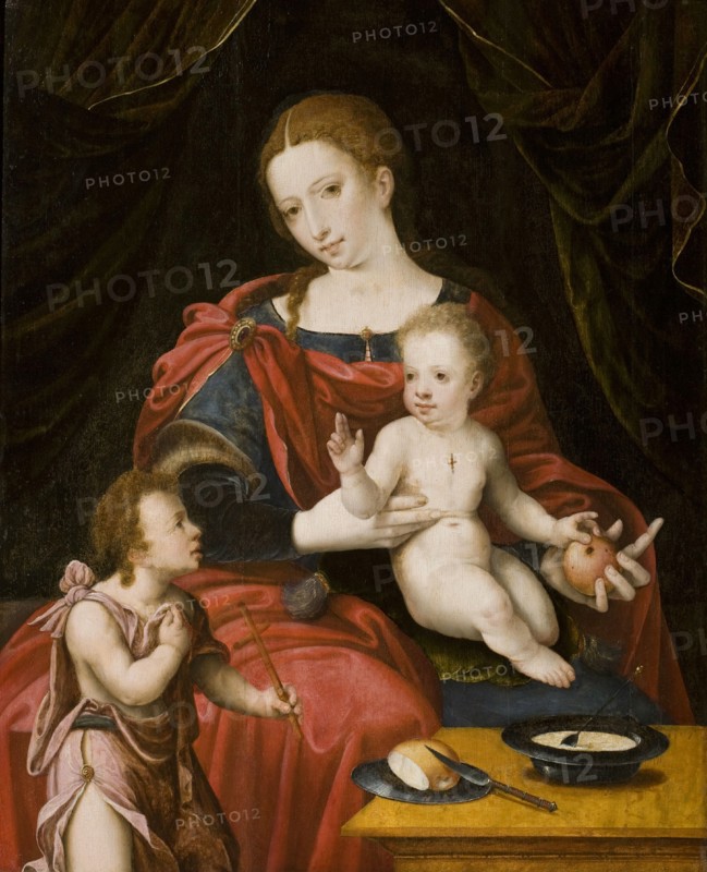 Virgin and child with John the Baptist as a Boy. Found in the collection of Stedelijk Museum Wuyts-Van Campen en Baron Caroly, Lier.