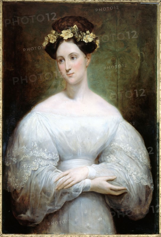 Marie d'Orléans, duchess of Württemberg (1813-1839), 1831. Found in the collection of Musée de la Vie romantique, Paris.