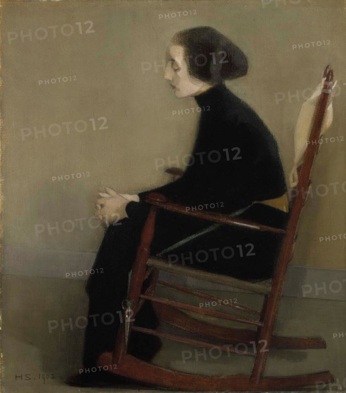 The Seamstress (The Working Woman), 1903. Found in the collection of Ateneum, Helsinki.
