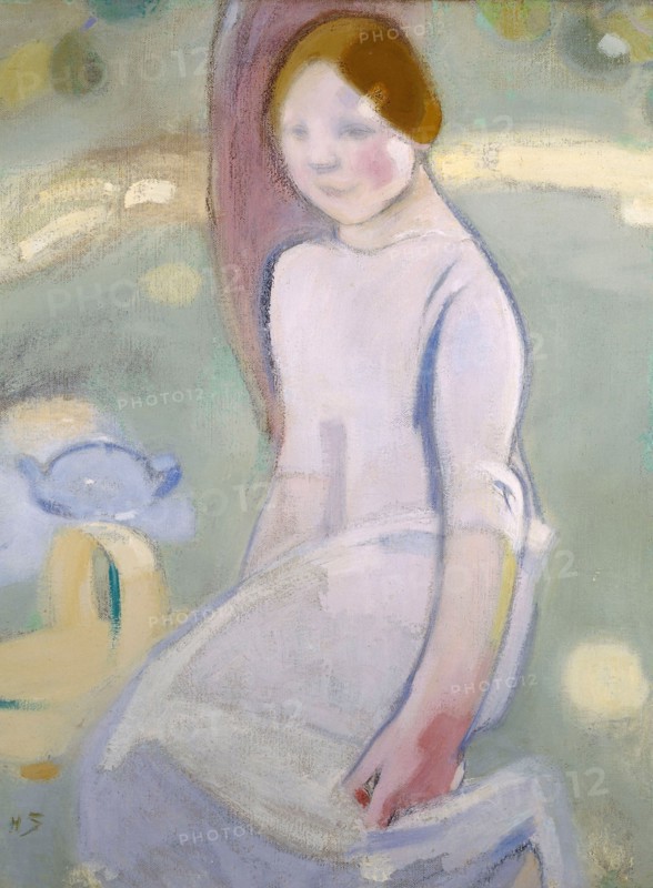 Under the Linden, 1911. Found in the collection of Ateneum, Helsinki.