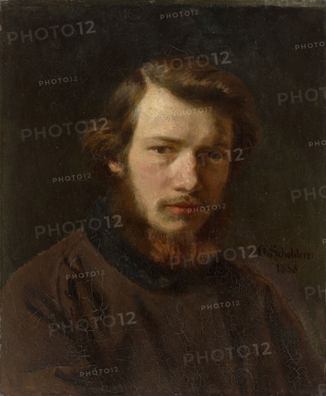 Self-Portrait at the age of 24, 1858. Private Collection.