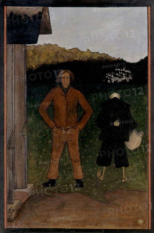 Death and the Peasant, 1896. Found in the collection of Ateneum, Helsinki.
