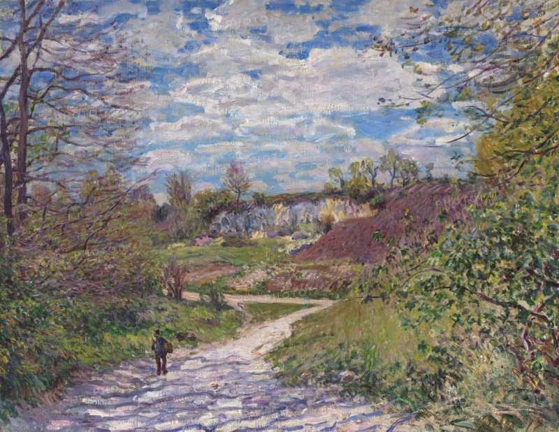 Soleil d'hiver à Veneux-Nadon (Winter sun at Veneux-Nadon), 1879. Private Collection.