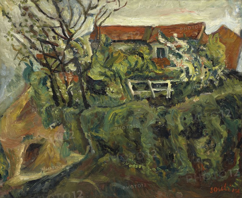 Maisons dans un paysage, ca 1918-1919. Private Collection.