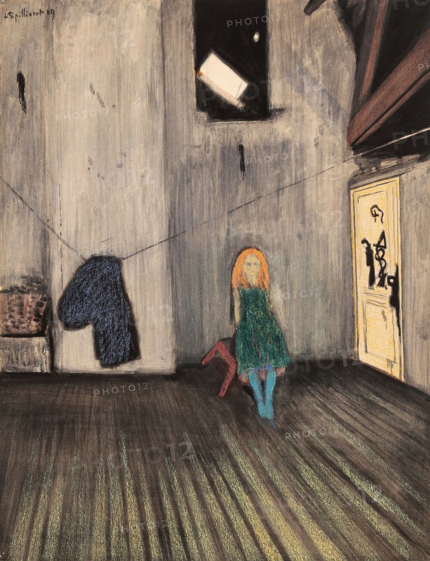 Toute seule (Alone), 1909. Found in the collection of Museum Dhondt-Dhaenens, Deurle.
