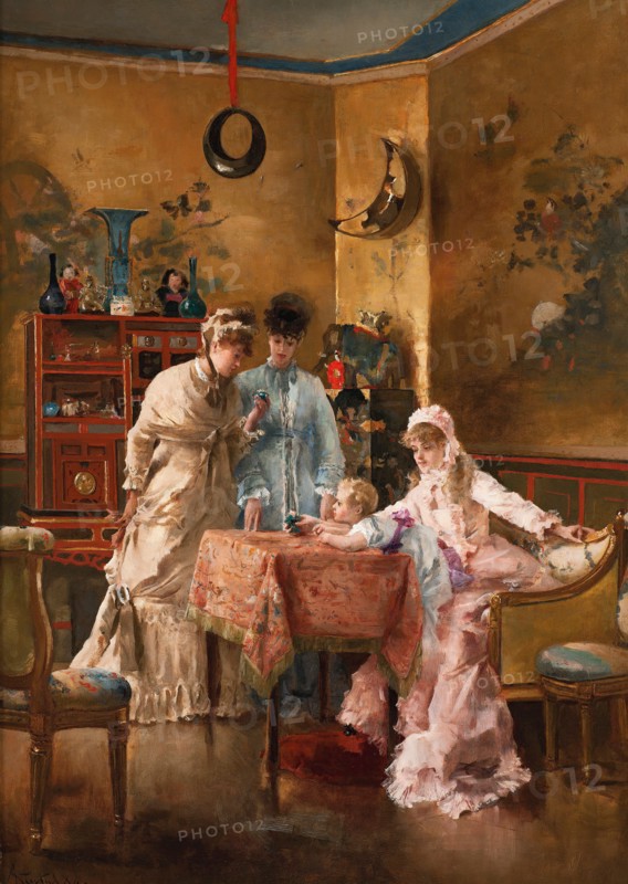 The Visitors, 1881. Private Collection.
