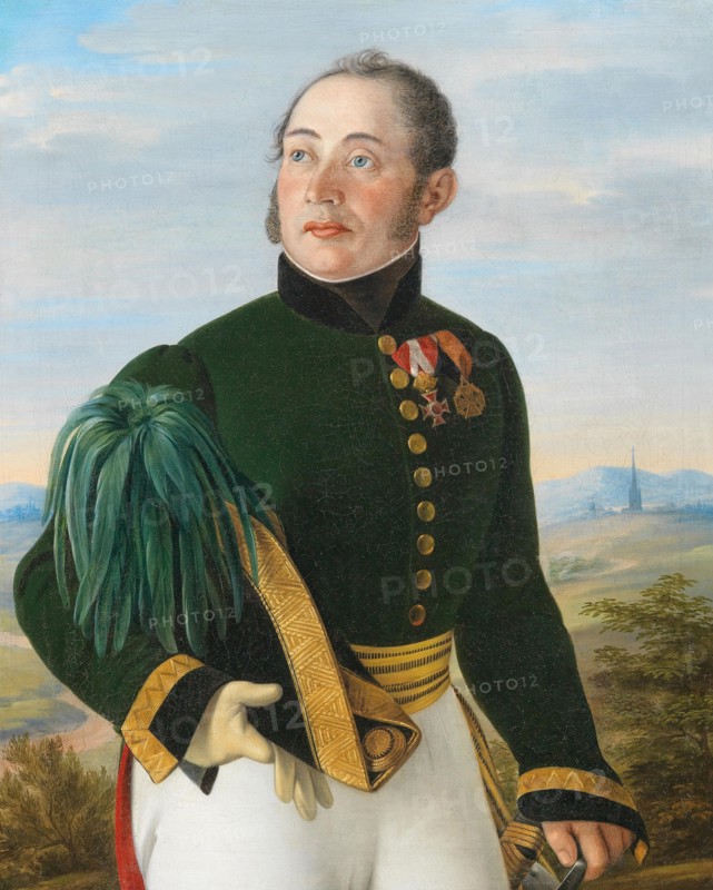 Portrait of Field Marshal Lieutenant Friedrich von Spannoghe (1782-1850), 1830. Private Collection.