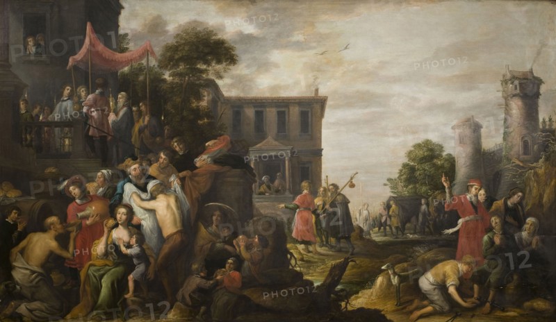 The Seven Works of Mercy, 1637. Found in the collection of Stedelijk Museum Wuyts-Van Campen en Baron Caroly, Lier.