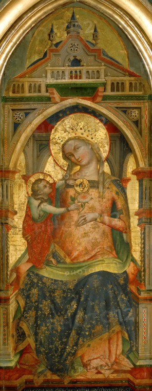 Madonna and Child, 1372. Found in the collection of Musée du Louvre, Paris.