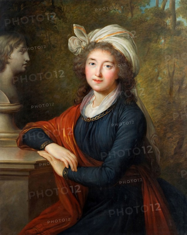Portrait of Princess Elzbieta Izabela Lubomirska, née Countess Czartoryska (1736-1816), 1793. Found in the collection of State Art Gallery, Lviv.