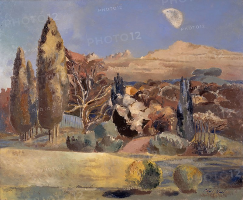 Landscape of the Moon's First Quarter, 1943.