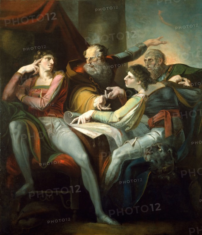 Dispute between Hotspur, Glendower, Mortimer and Worcester, 1784.