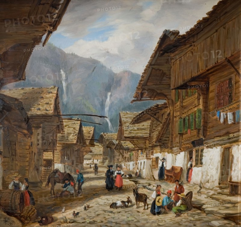 Andermatt, Switzerland, 1880.