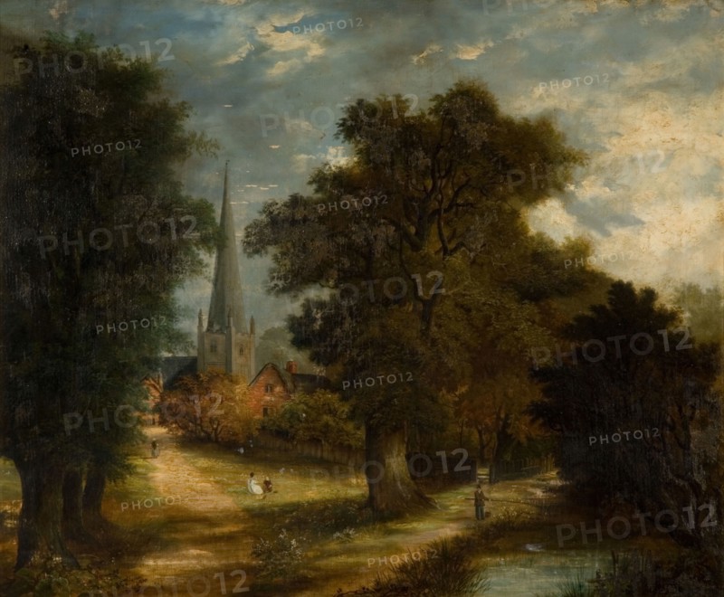 Aston Church and Village, [undated] Now Aston, Birmingham.