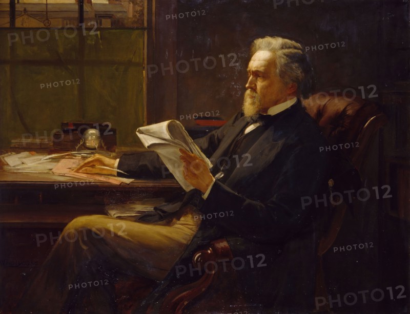 Portrait of George Jacob Holyoake (1817-1906).