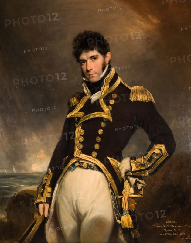 Portrait of Captain Gilbert Heathcote RN, 1779-1831.
