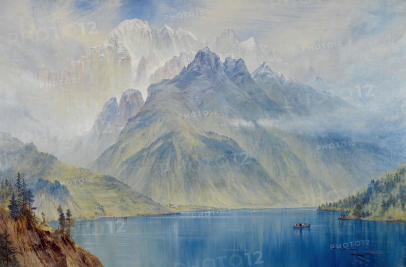 Mt Civetta, 1867.