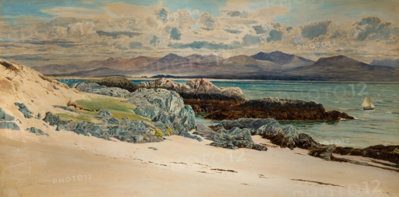 Snowdon And Caernarvon From Llanddwyn Island, 1917.