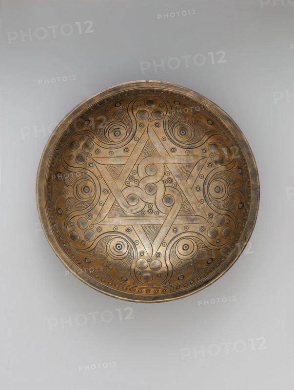 High-Tin Bronze Bowl, present-day Afghanistan, 12th century.