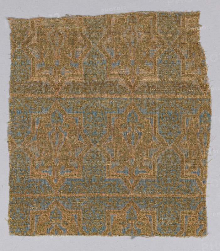 Textile Fragment from the Chasuble of San Valerius, Spain, 13th century.