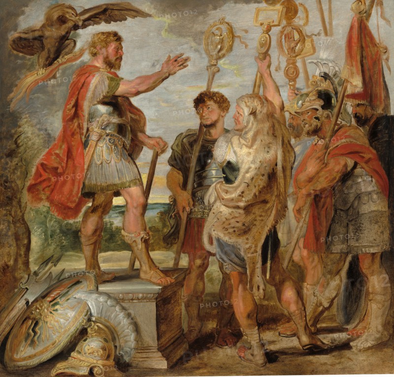 Decius Mus Addressing the Legions, probably 1616.