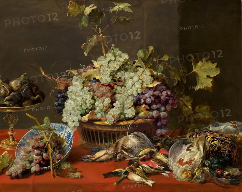 Still Life with Grapes and Game, c. 1630.