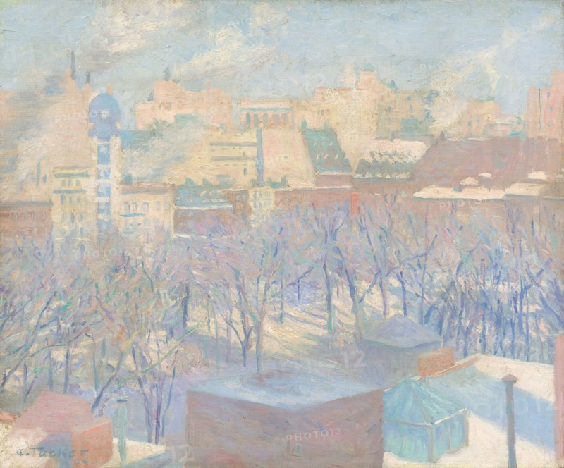 Madison Square, Snow, 1904.