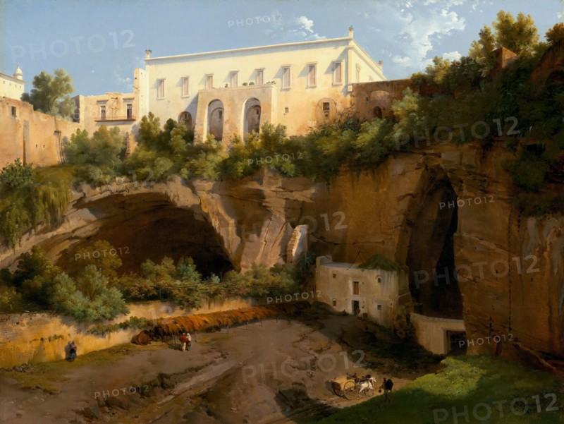 View of a Villa, Pizzofalcone, Naples, c. 1819.