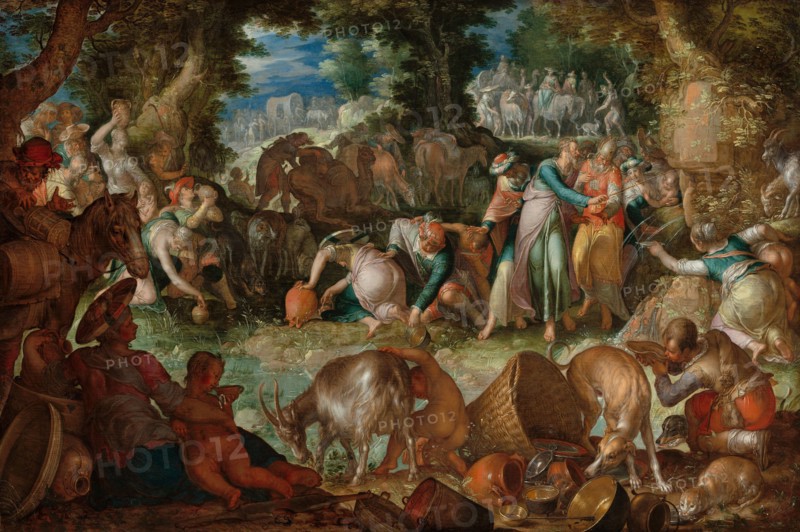 Moses Striking the Rock, 1624.
