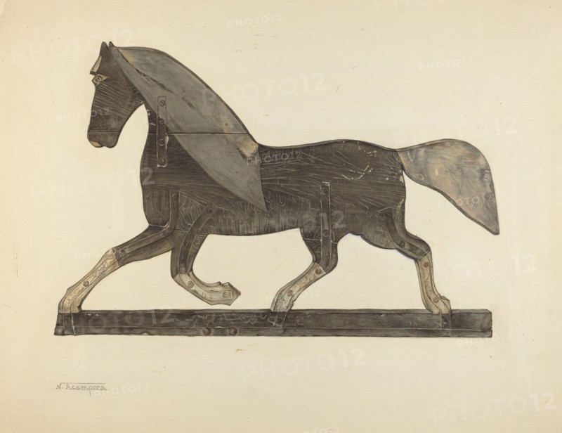 Horse Weather Vane, 1935/1942.