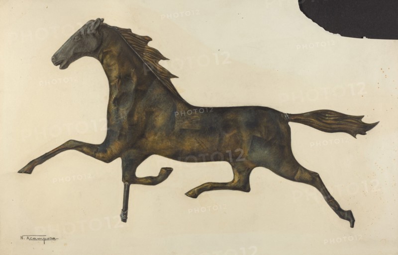 Weather Vane Finial, c. 1938.