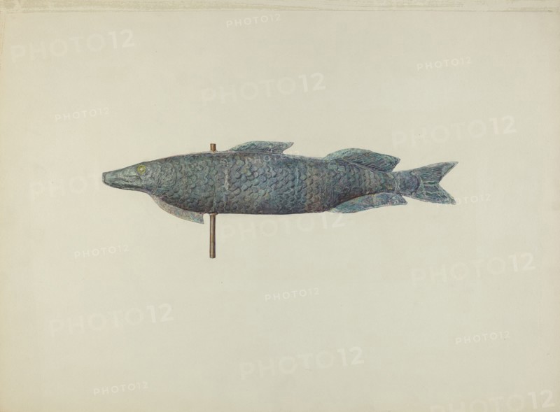 Fish Weather Vane, c. 1940.