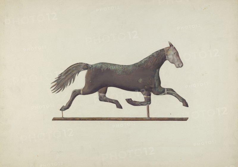 Weather Vane - Horse, c. 1939.