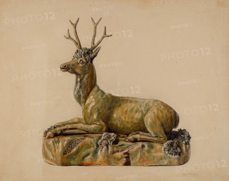 Stag Statuette, 1935/1942.