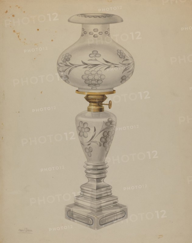 Lamp with Shade, c. 1938.