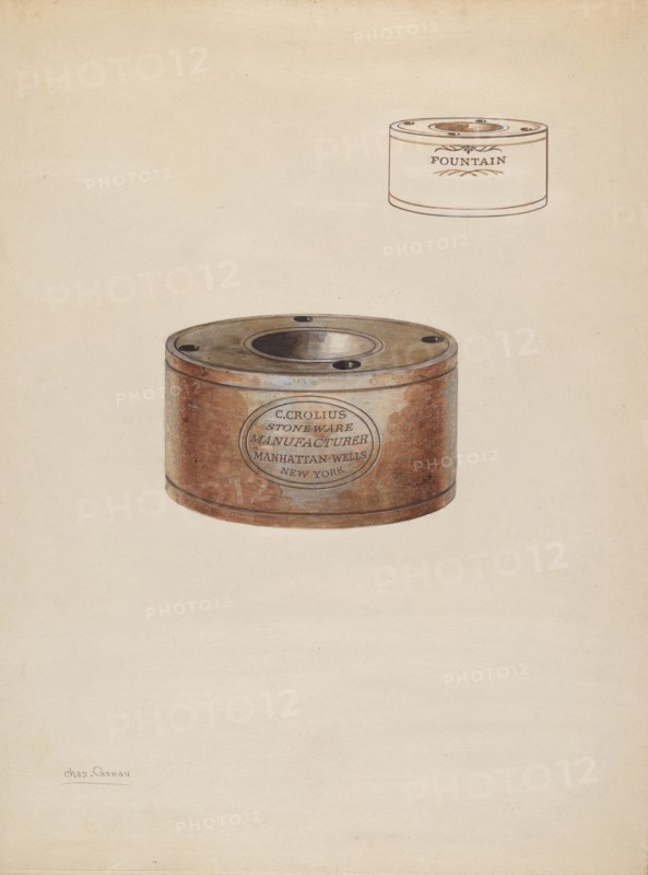 Inkwell, c. 1937.